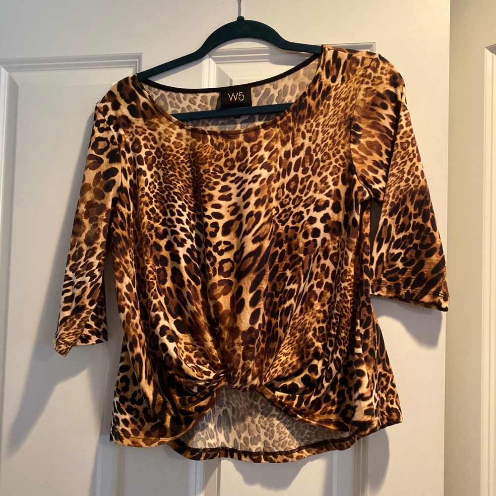 Leopard blouse